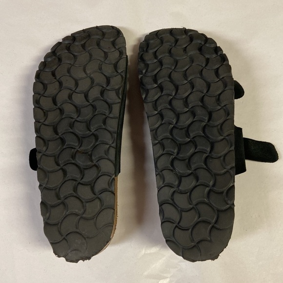 Pastelle by Patricia Elbaz Shana Two Strap Suede Sandal Black Size 39 - Picture 6 of 6